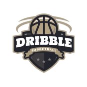 Dribble basketball logo 02