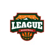 League Basketball logo template