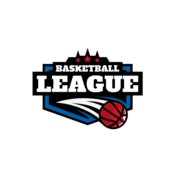 League Basketball logo template 02