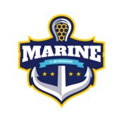 Marine Lacrosse Logo Template