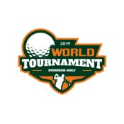 World Tournament Simmer Golf logo template