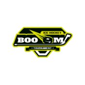 Boom Ice Hockey Tournament logo template